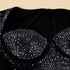 Diamond Inlaid Long Sleeve Nightclub Dress